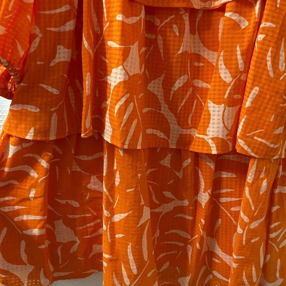 NWT Who What Wear Tropical Tiered Dress - Picture 8 of 9